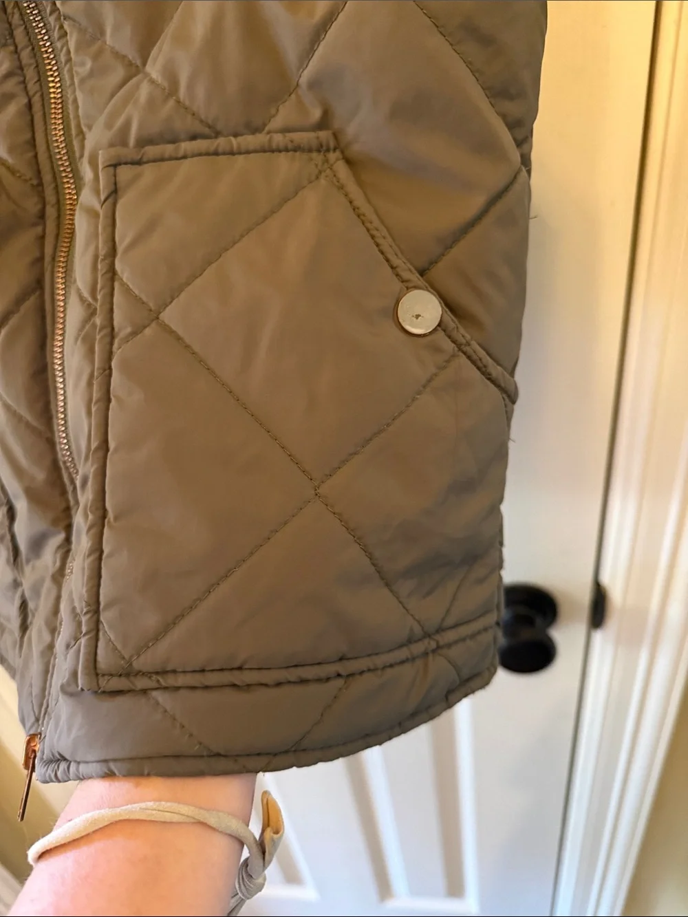 Peach Love California quilted sleeveless